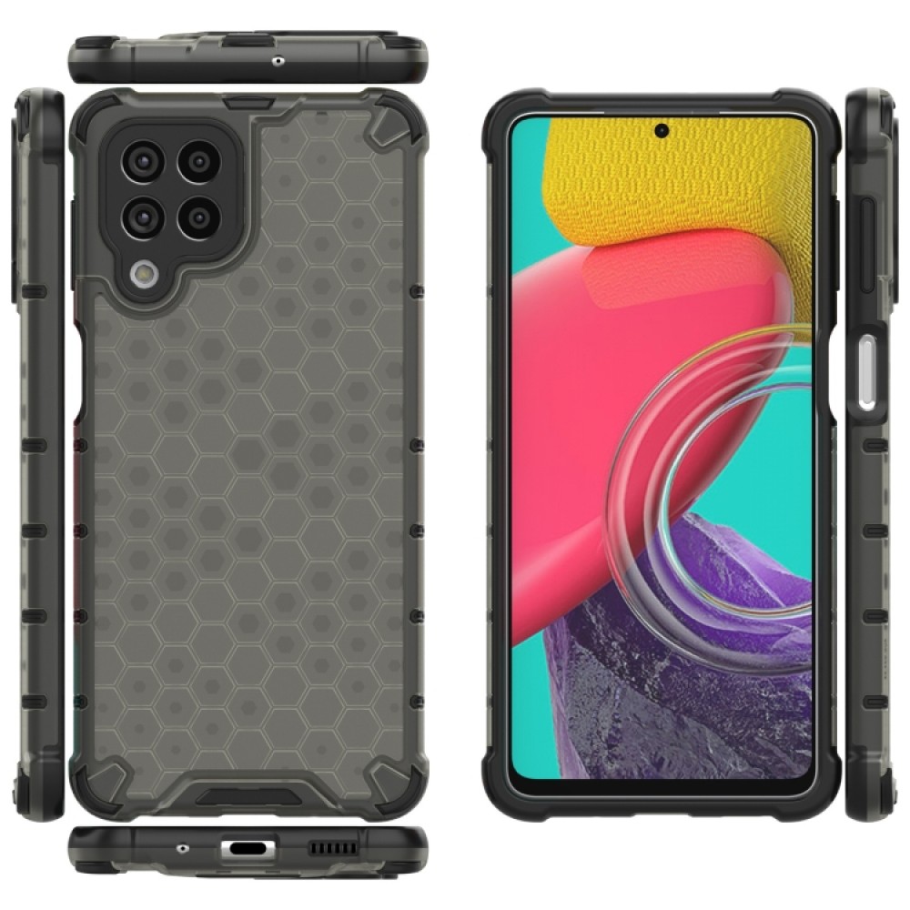 Samsung Galaxy M53 5G Силиконов Калъф Honeycomb TPU и Протектор