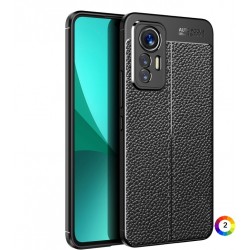Xiaomi 12 Lite  Удароустойчив Litchi Skin Калъф и Протектор