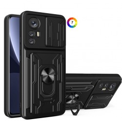 Xiaomi 12 Pro Удароустойчив Ring Holder Калъф и Протектор