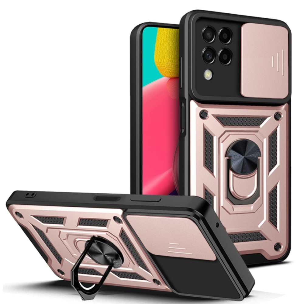 Samsung Galaxy M53 5G  Удароустойчив Ring Holder Калъф и Протектор