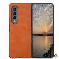 Samsung Galaxy Z Fold4 Удароустойчив Кожен Калъф и Протектор