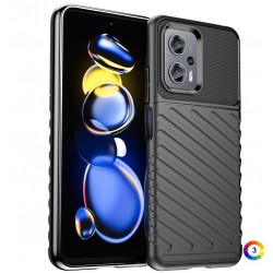 Xiaomi Poco X4 GT Удароустойчив Twill Texture Калъф и Протектор