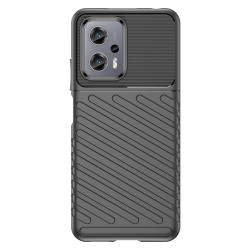 Xiaomi Poco X4 GT Удароустойчив Twill Texture Калъф и Протектор