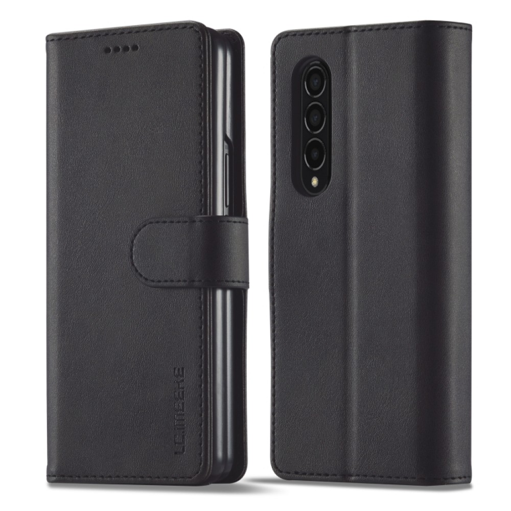 Samsung Galaxy Z Fold4 5G LC.IMEEKE Кожен Калъф и Протектор