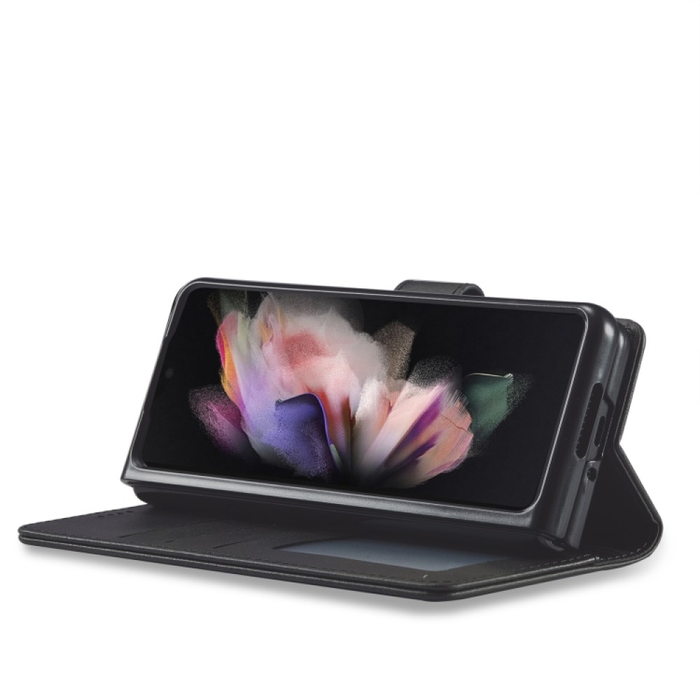 Samsung Galaxy Z Fold4 5G LC.IMEEKE Кожен Калъф и Протектор