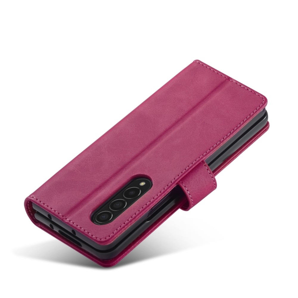 Samsung Galaxy Z Fold4 5G LC.IMEEKE Кожен Калъф и Протектор