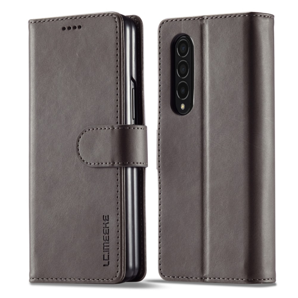 Samsung Galaxy Z Fold4 5G LC.IMEEKE Кожен Калъф и Протектор