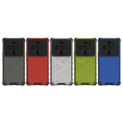 Xiaomi 12S Ultra 5G  Силиконов Калъф Honeycomb TPU и Протектор