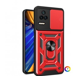 Xiaomi Poco F4/Redmi K40S Удароустойчив Ring Holder Калъф и Протектор