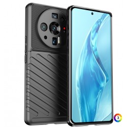 Xiaomi 12S Ultra Удароустойчив Twill Texture Калъф и Протектор