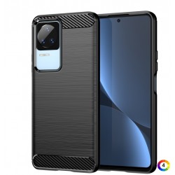 Xiaomi Poco F4  Удароустойчив Carbon Fiber Калъф и Протектор