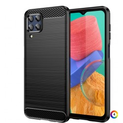 Samsung Galaxy M33 5G Удароустойчив  Carbon Fiber Калъф и Протектор