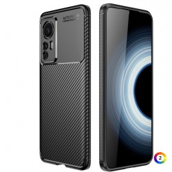 Xiaomi Redmi K50 Ultra / Xiaomi 12T / 12T Pro Удароустойчив  Carbon Fiber Калъф и Протектор