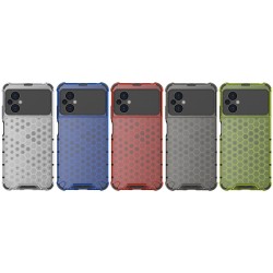 Xiaomi Poco M5 4G Силиконов Калъф Honeycomb TPU и Протектор