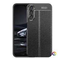 Samsung Galaxy A14 5G Удароустойчив Litchi Skin Калъф и Протектор