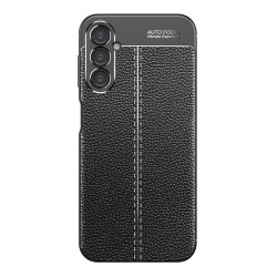 Samsung Galaxy A14 5G Удароустойчив Litchi Skin Калъф и Протектор
