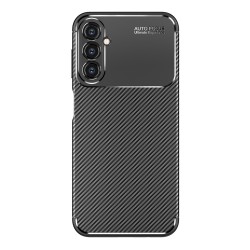 Samsung Galaxy A14 5G Удароустойчив Carbon Fiber Калъф и Протектор