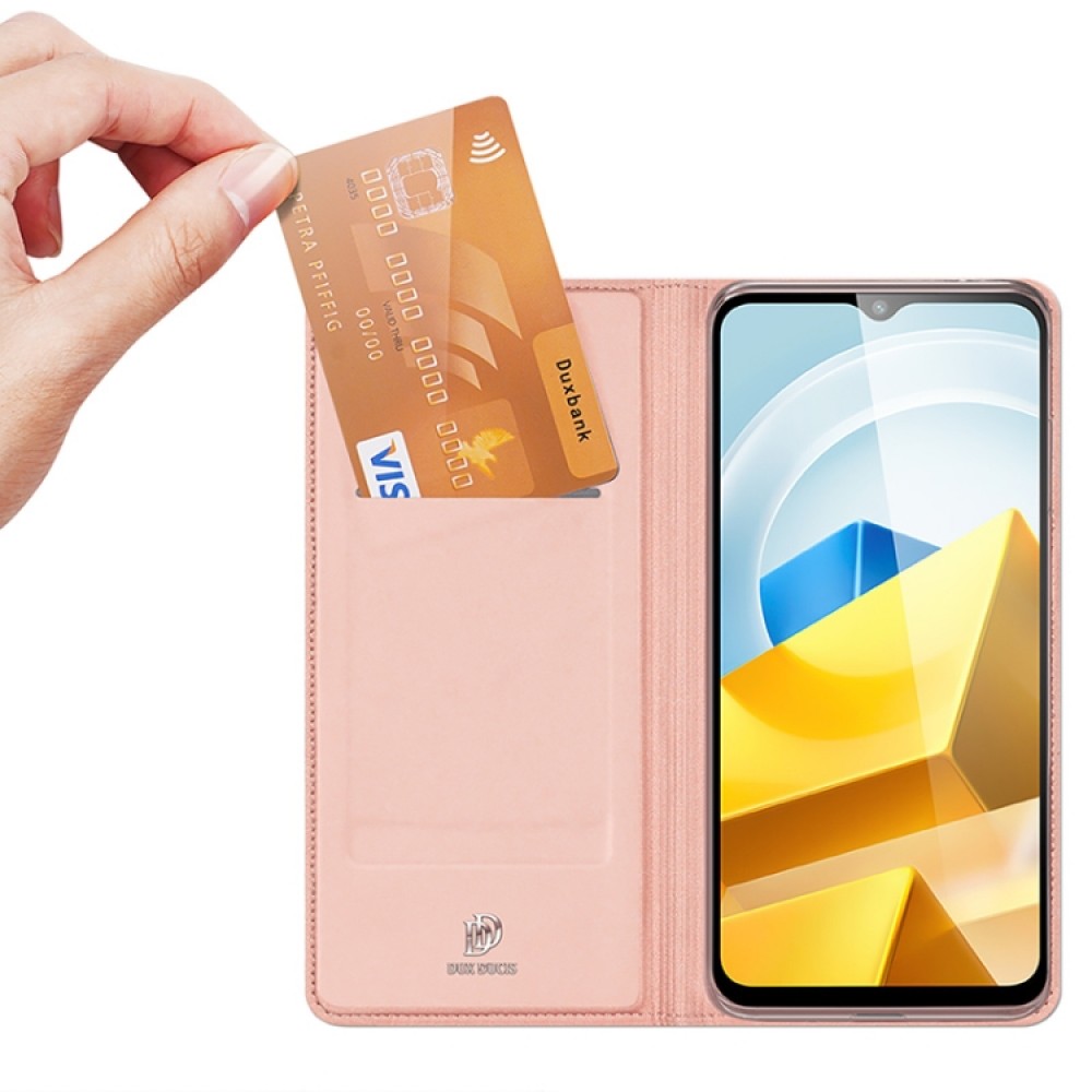 Xiaomi Poco M5 DUX DUCIS Кожен Калъф и Протектор