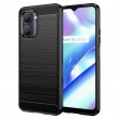 Realme C33 Удароустойчив Carbon Fiber Калъф и Протектор