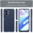 Realme C33 Удароустойчив Carbon Fiber Калъф и Протектор