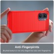 Realme C33 Удароустойчив Carbon Fiber Калъф и Протектор