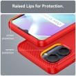 Realme C33 Удароустойчив Carbon Fiber Калъф и Протектор