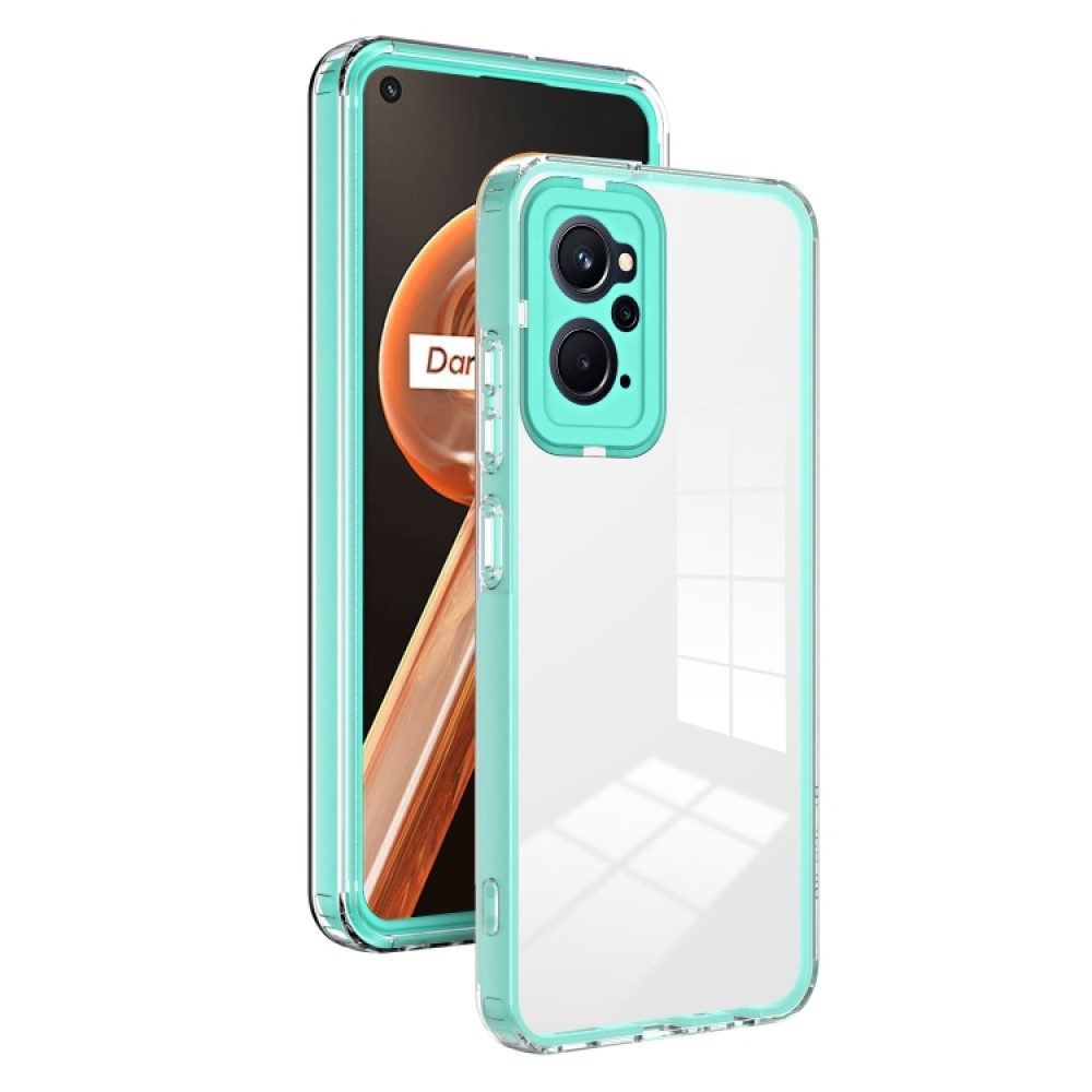OPPO Realme 9i / OPPO A36 / A76 / A96 Силиконов Калъф Transparent TPU и Протектор