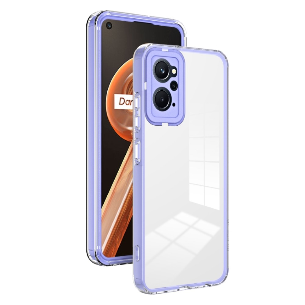 OPPO Realme 9i / OPPO A36 / A76 / A96 Силиконов Калъф Transparent TPU и Протектор