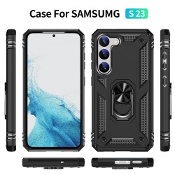 Samsung Galaxy S23 5G Удароустойчив Ring Holder Калъф и Протектор