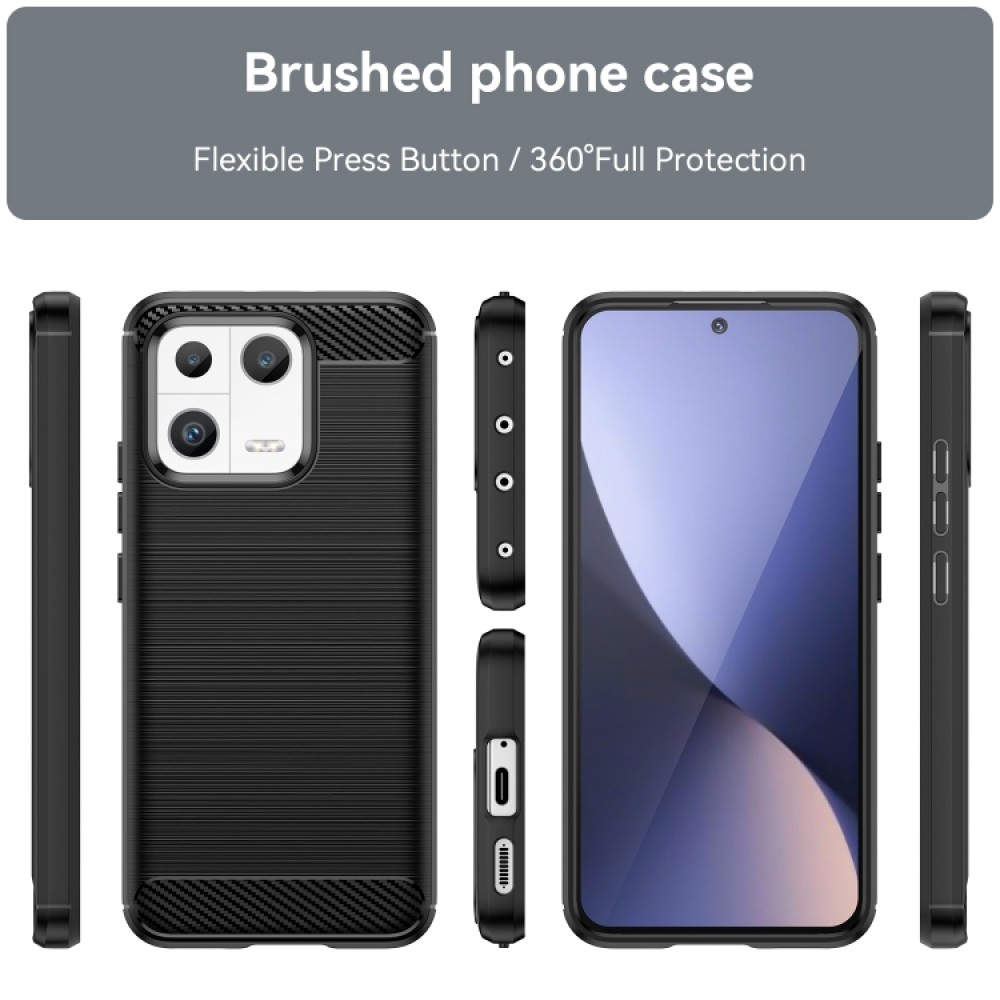 Xiaomi 13 Carbon Fiber Калъф и Протектор