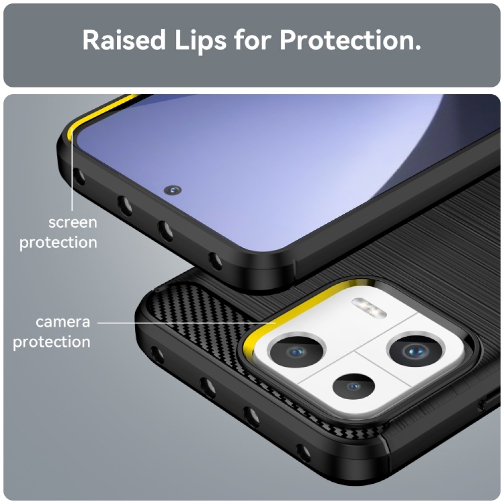Xiaomi 13 Carbon Fiber Калъф и Протектор