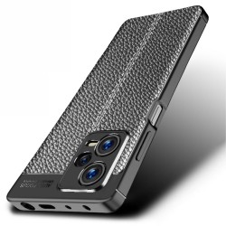 Xiaomi Redmi Note 12 Pro 5G / Poco X5 Pro 5G Удароустойчив Litchi Skin Калъф и Протектор