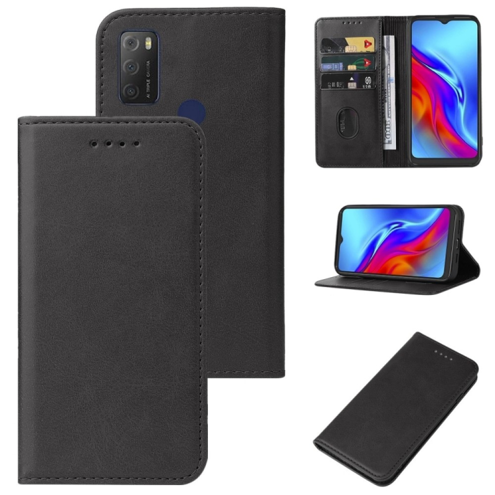 TCL 20E Wallet Калъф и Протектор