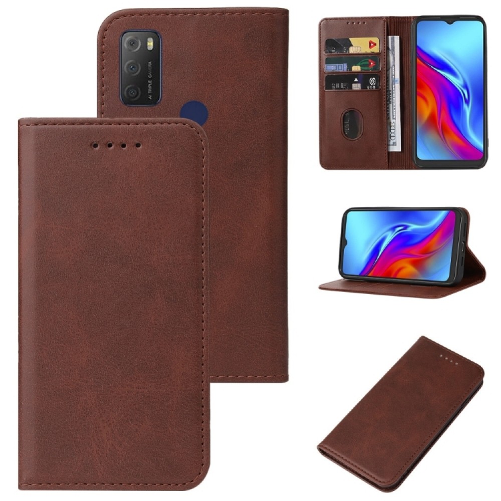 TCL 20E Wallet Калъф и Протектор