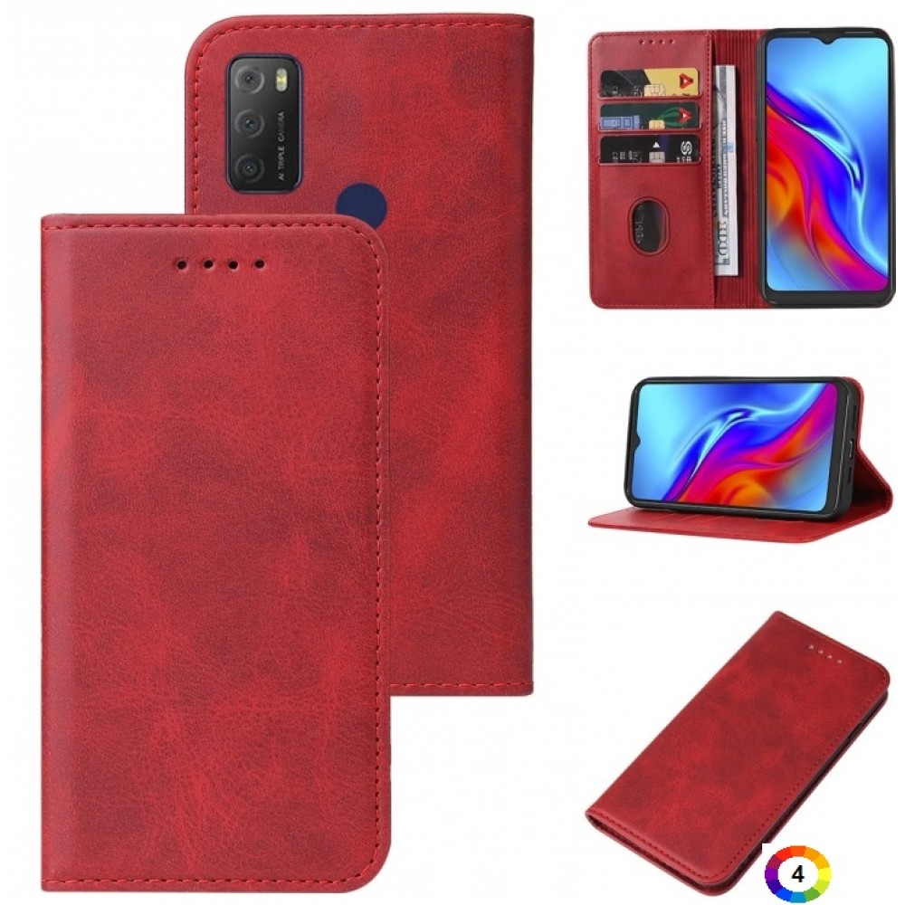 TCL 20E Wallet Калъф и Протектор