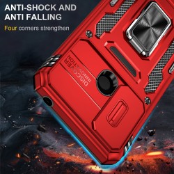 Xiaomi Redmi 10C Удароустойчив Ring Holder Калъф и Протектор