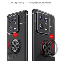 Xiaomi 13 Pro Удароустойчив Metal Ring Калъф и Протектор