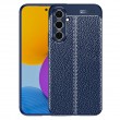 Samsung Galaxy A54 5G Удароустойчив Litchi Skin Калъф и Протектор