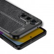 Samsung Galaxy A54 5G Удароустойчив Litchi Skin Калъф и Протектор