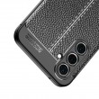Samsung Galaxy A54 5G Удароустойчив Litchi Skin Калъф и Протектор