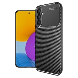 Samsung Galaxy A54 5G Удароустойчив Carbon Fiber Калъф и Протектор