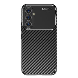 Samsung Galaxy A54 5G Удароустойчив Carbon Fiber Калъф и Протектор