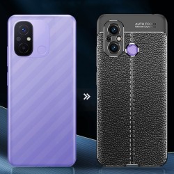 Xiaomi Redmi 12C / 11A Удароустойчив Litchi Skin Калъф и Протектор