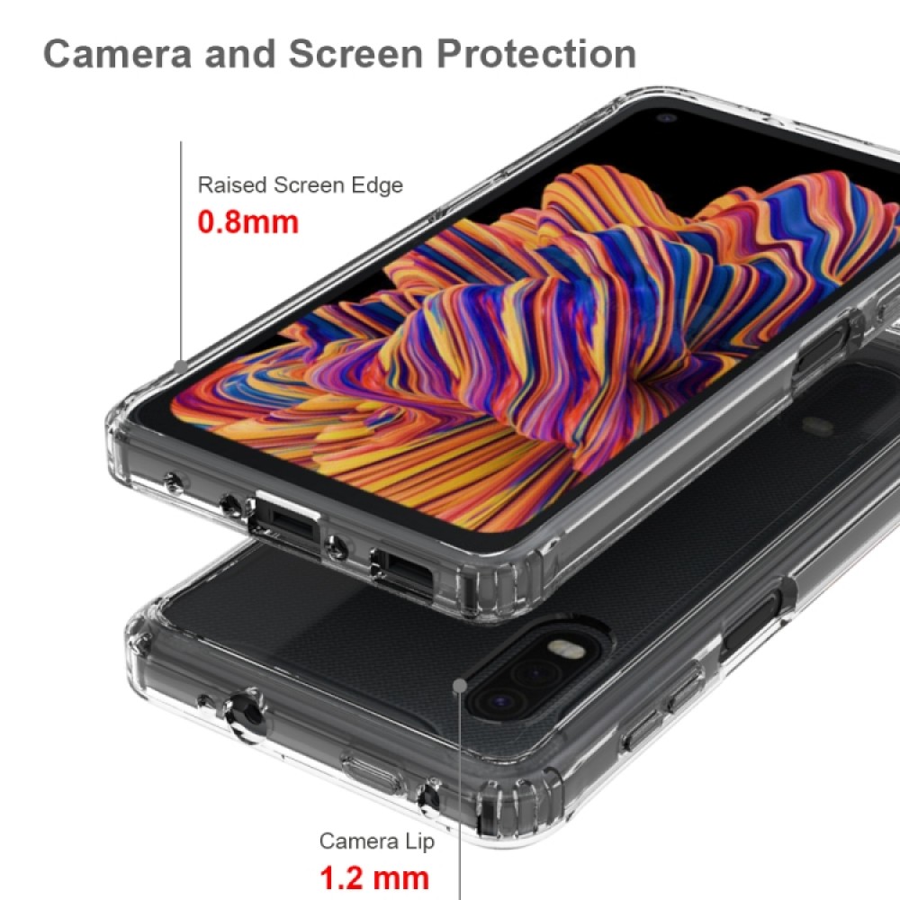 Samsung Galaxy Xcover Pro Удароустойчив  TPU Силиконов Калъф и Протектор