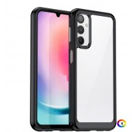 Samsung Galaxy A24 4G Силиконов Калъф Transparent TPU и Протектор