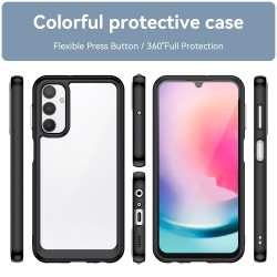 Samsung Galaxy A24 4G Силиконов Калъф Transparent TPU и Протектор