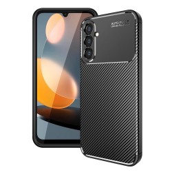 Samsung Galaxy A24 4G  Удароустойчив Carbon Fiber Калъф и Протектор