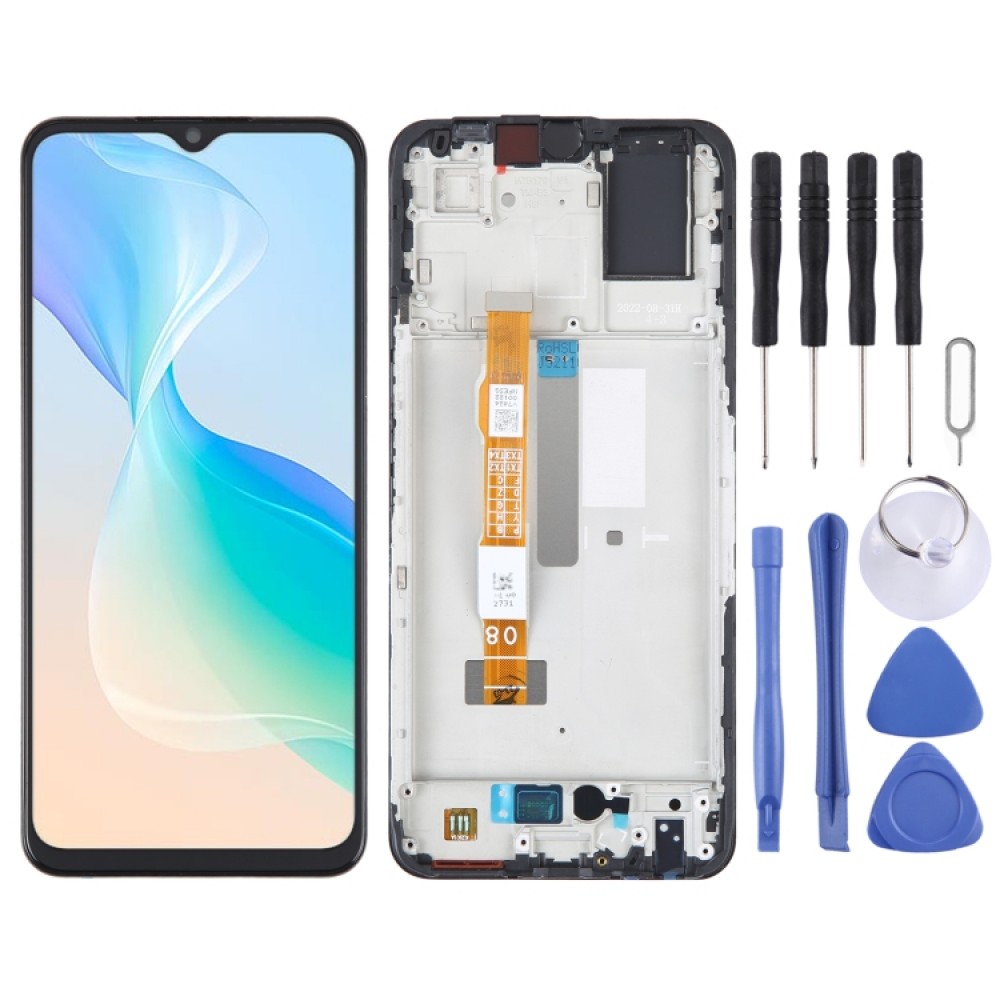 LCD Дисплей и Тъч Скрийн с Рамка за vivo Y33S
