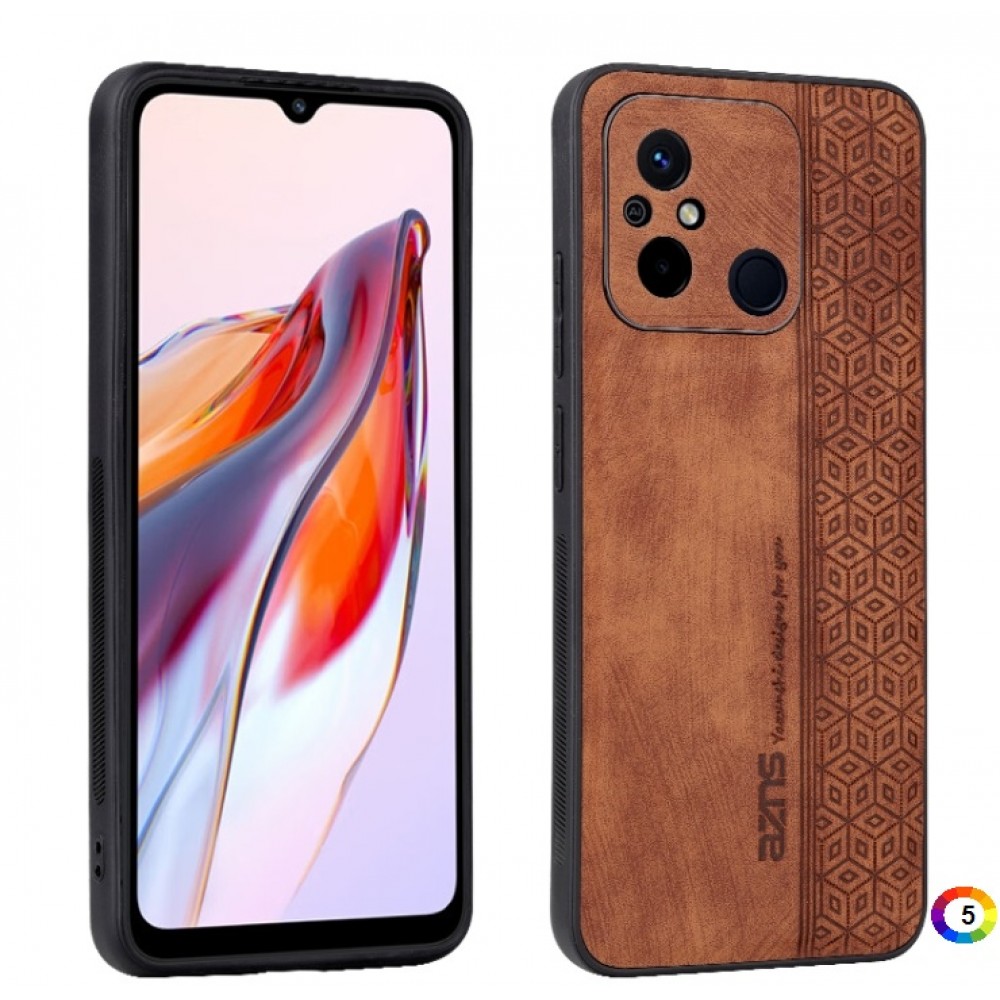 Xiaomi Poco C55/Redmi 12C/Redmi 11A AZNS Удароустойчив Кожен Калъф и Протектор