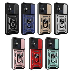 Xiaomi Poco C55/Redmi 12C/Redmi 11A Удароустойчив Ring Holder Калъф и Протектор
